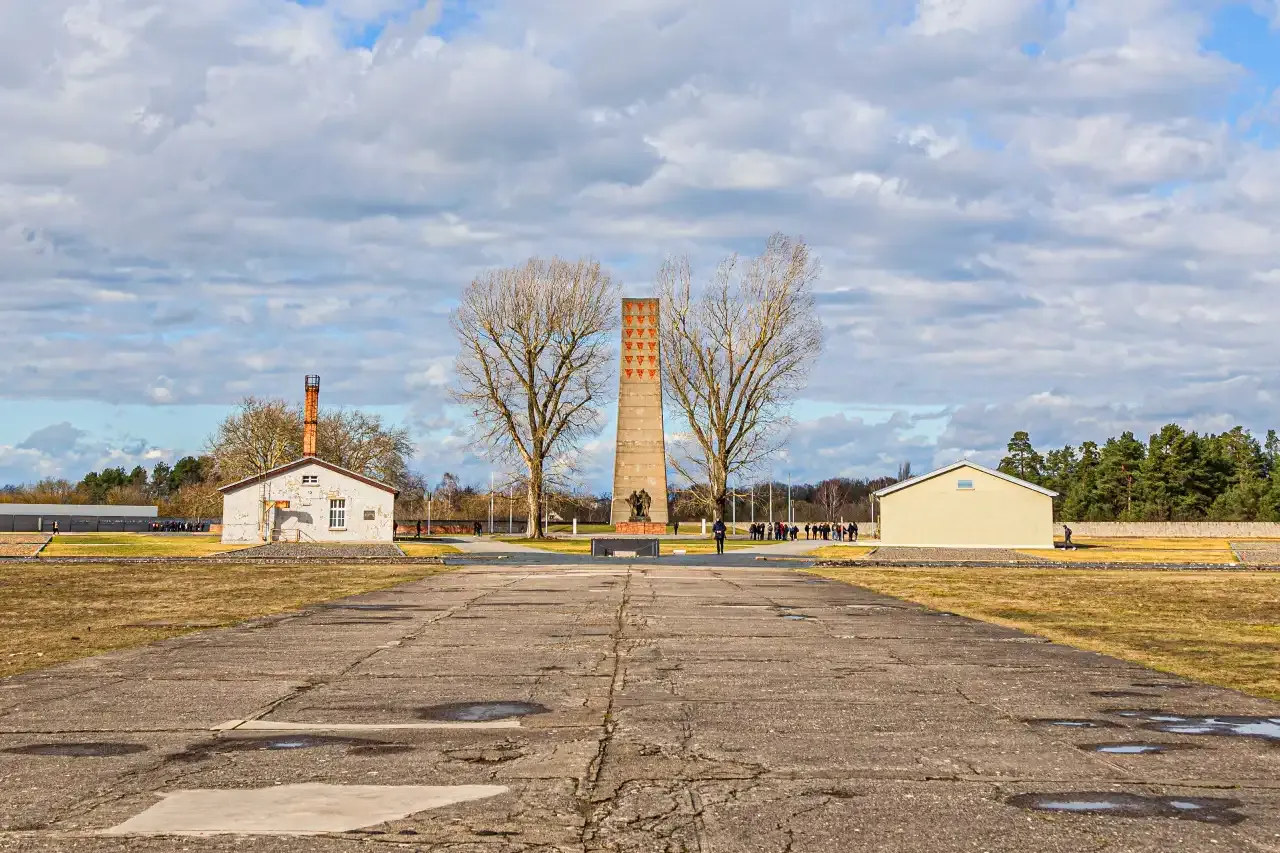 The Roll Call Square of the Sachsenhausen Concentration Camp