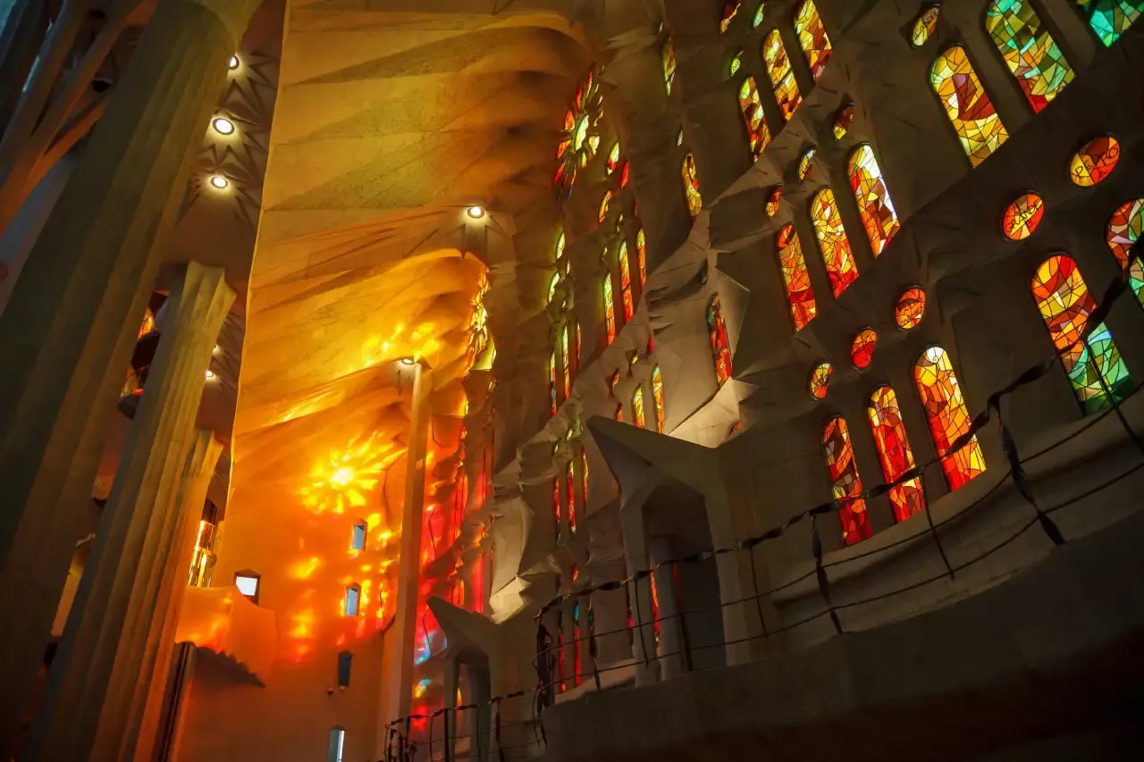 Sagrada Familia stained glass windows