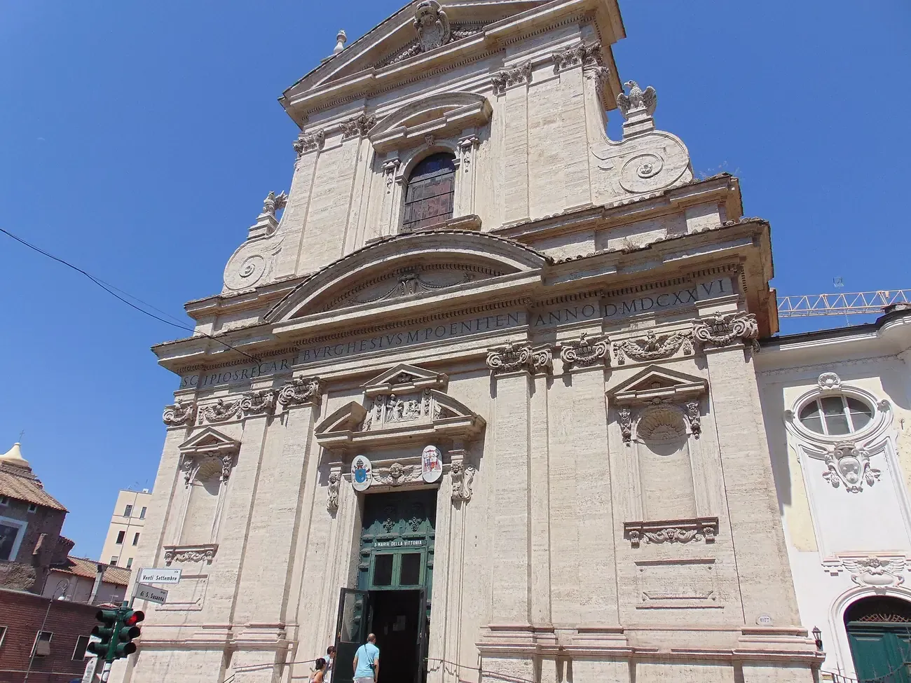 Santa Maria della Vittoria church in Rome