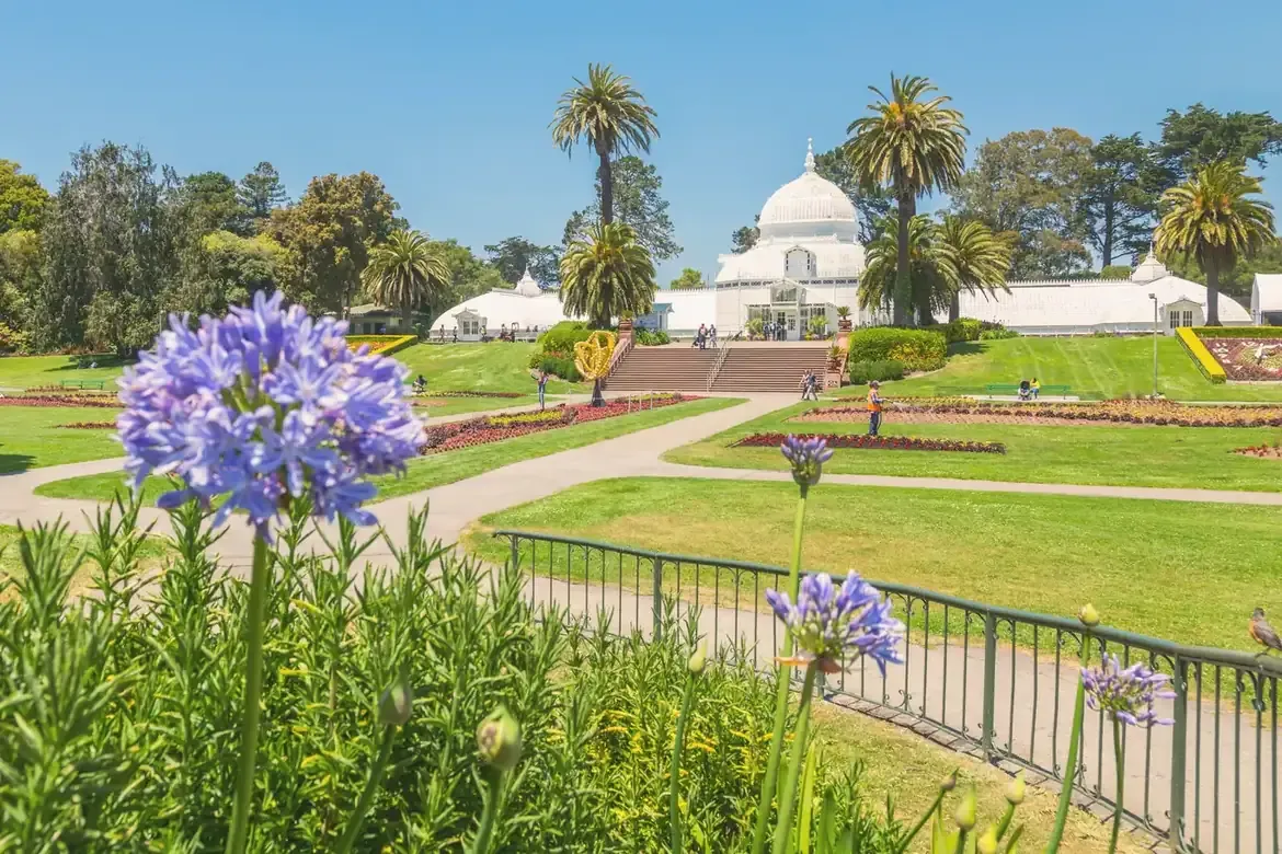 The Conservatory of Flowers in Golden Gate Park, San Francisco