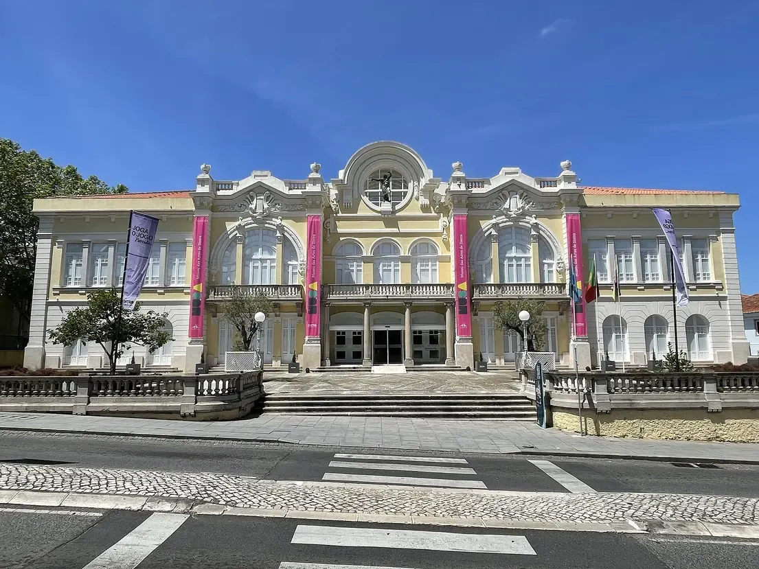 The Neo-Art-Nouveau facade of the former Sintra Casino, now home to the MU.SA Museum of the Arts