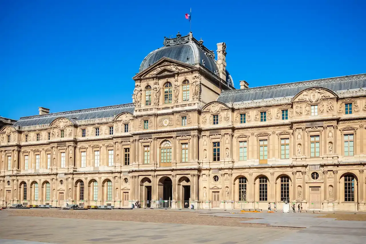 Square Court of the Louvre Museum