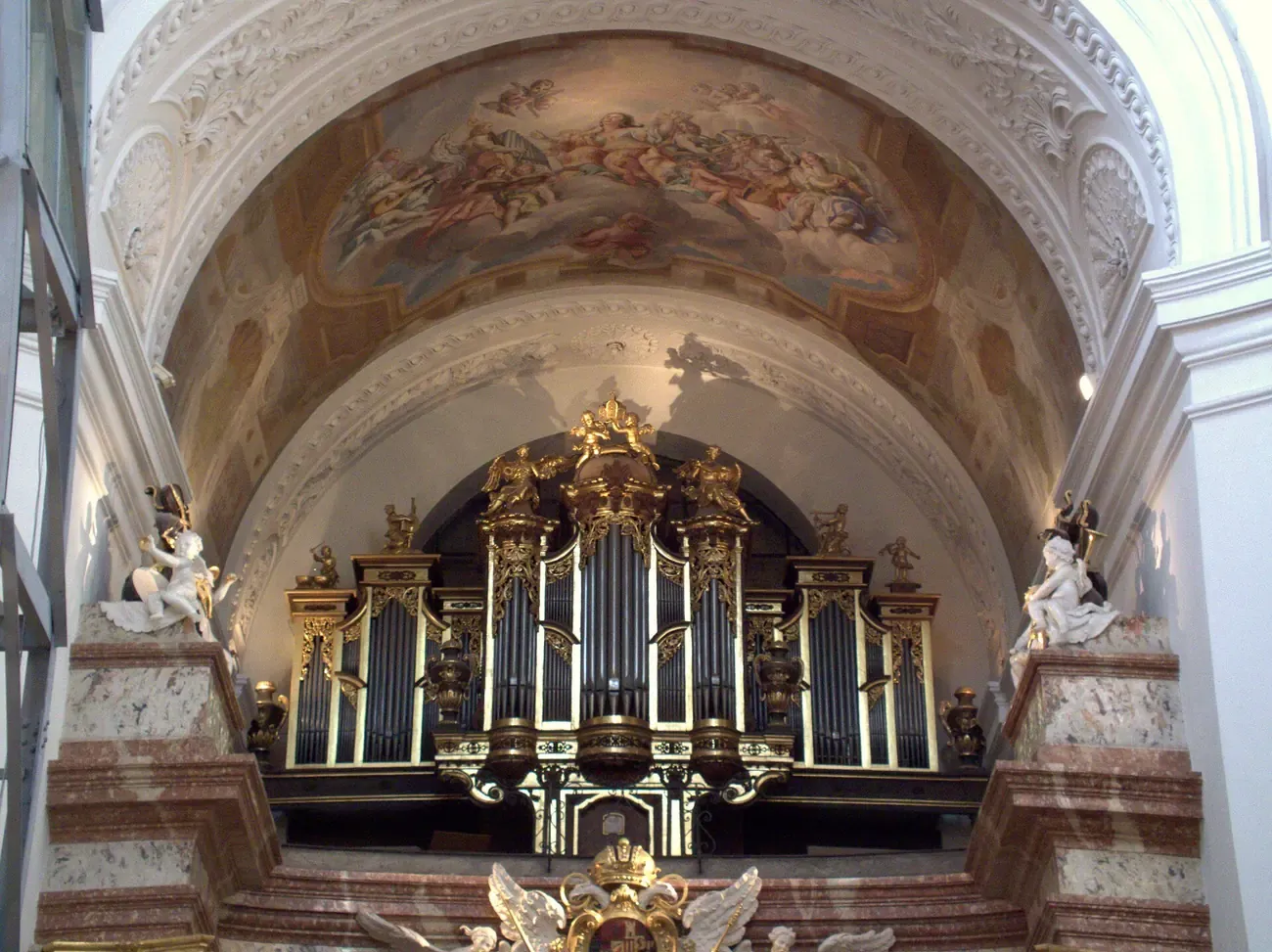 Baroque organ of St Charles's Church (Karlskirche), Vienna