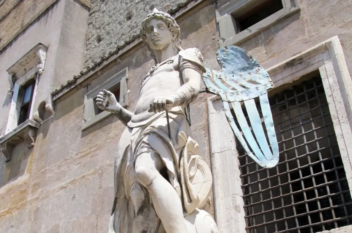 Statue of the archangel Michael