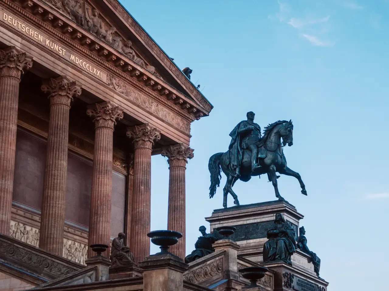 Statue of King Frederick William IV of Prussia by Alexander Calandrelli