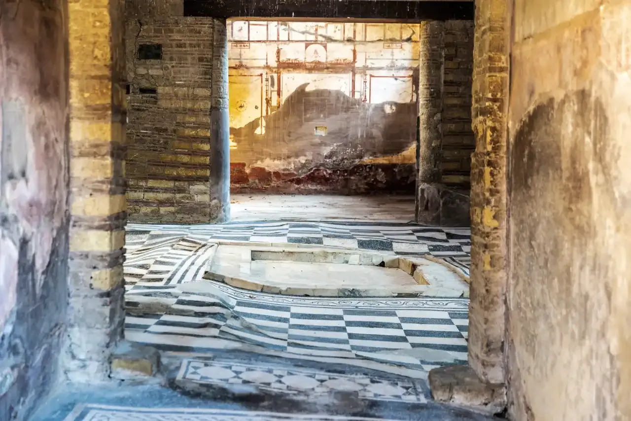 Structure and floors of Herculaneum