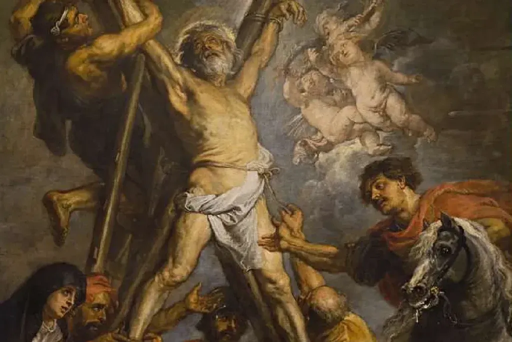 "The Martyrdom of Saint Andrew" by Rubens