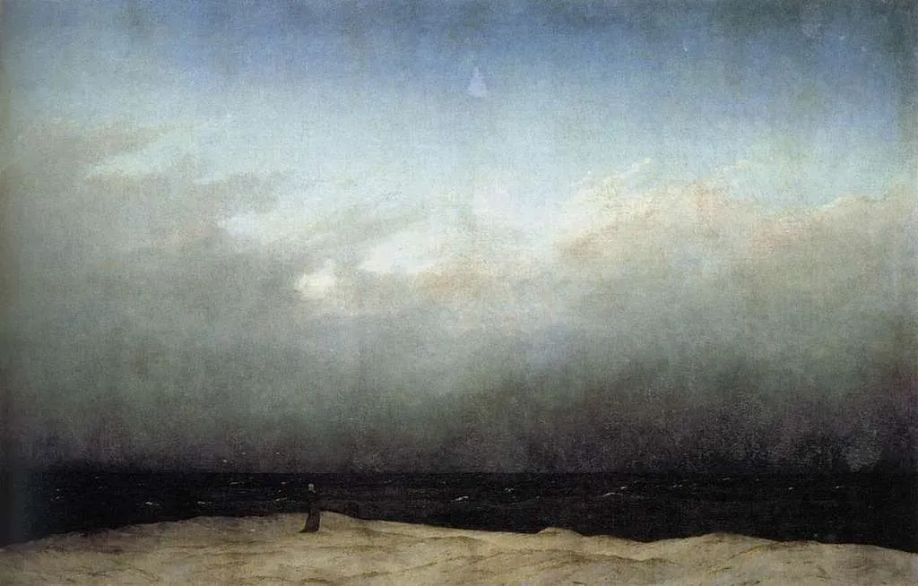 "The Monk by the Sea" by Caspar David Friedrich