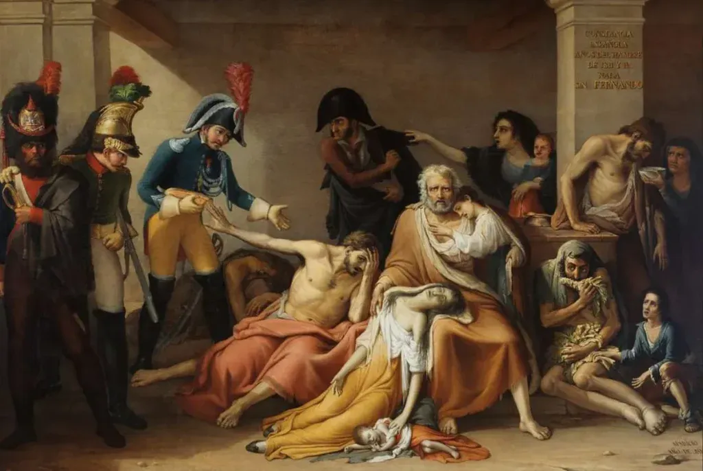 "The year of the famine in Madrid" by José Aparicio e Inglada