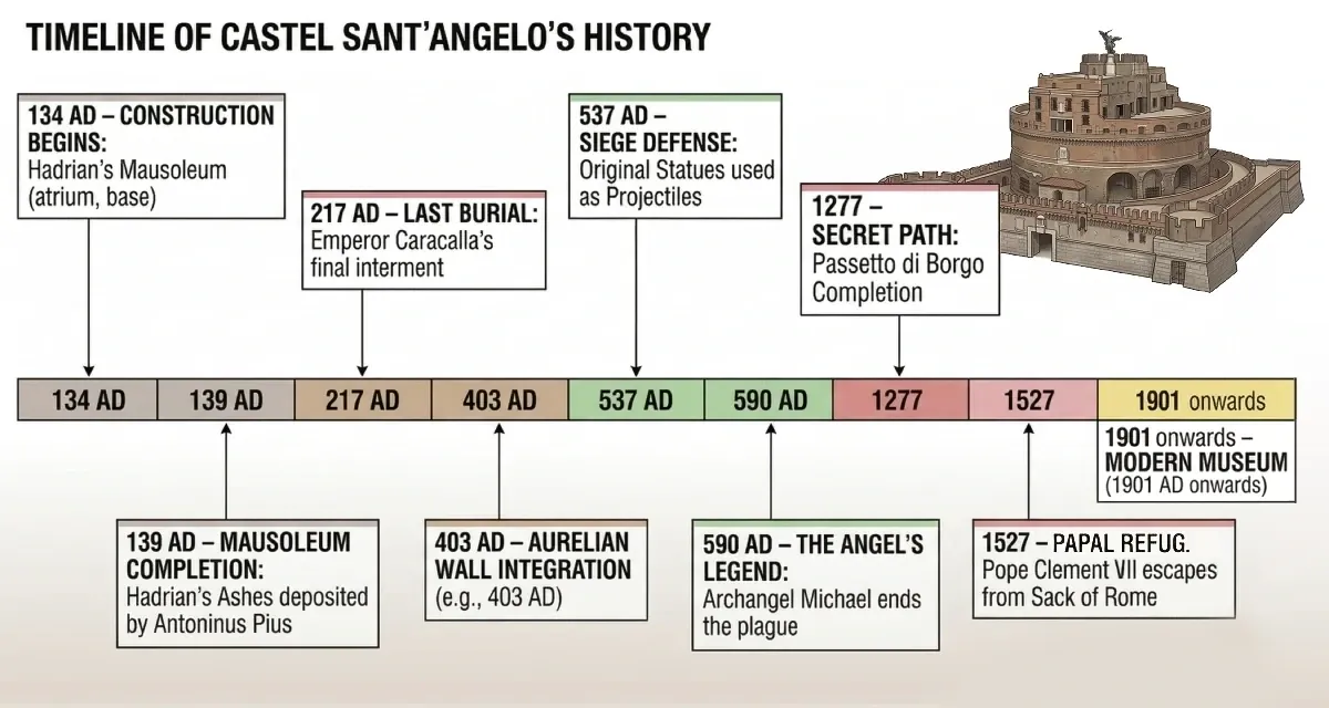 Castel Sant'Angelo's history