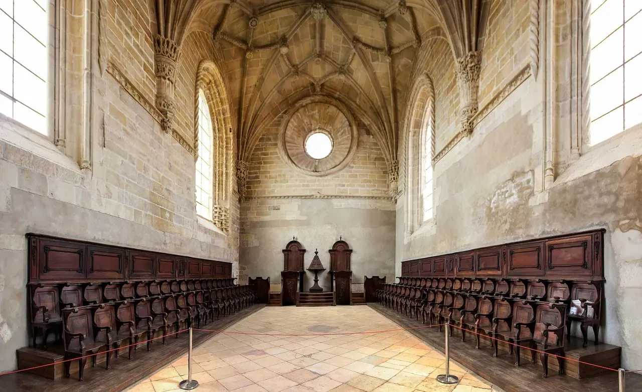 The choir of the Convent of Christ in Tomar