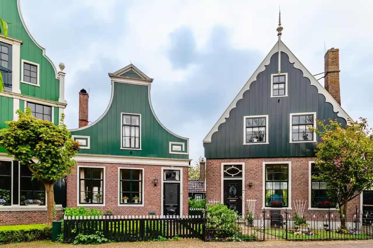 Traditional Dutch houses in Zaanse Schans