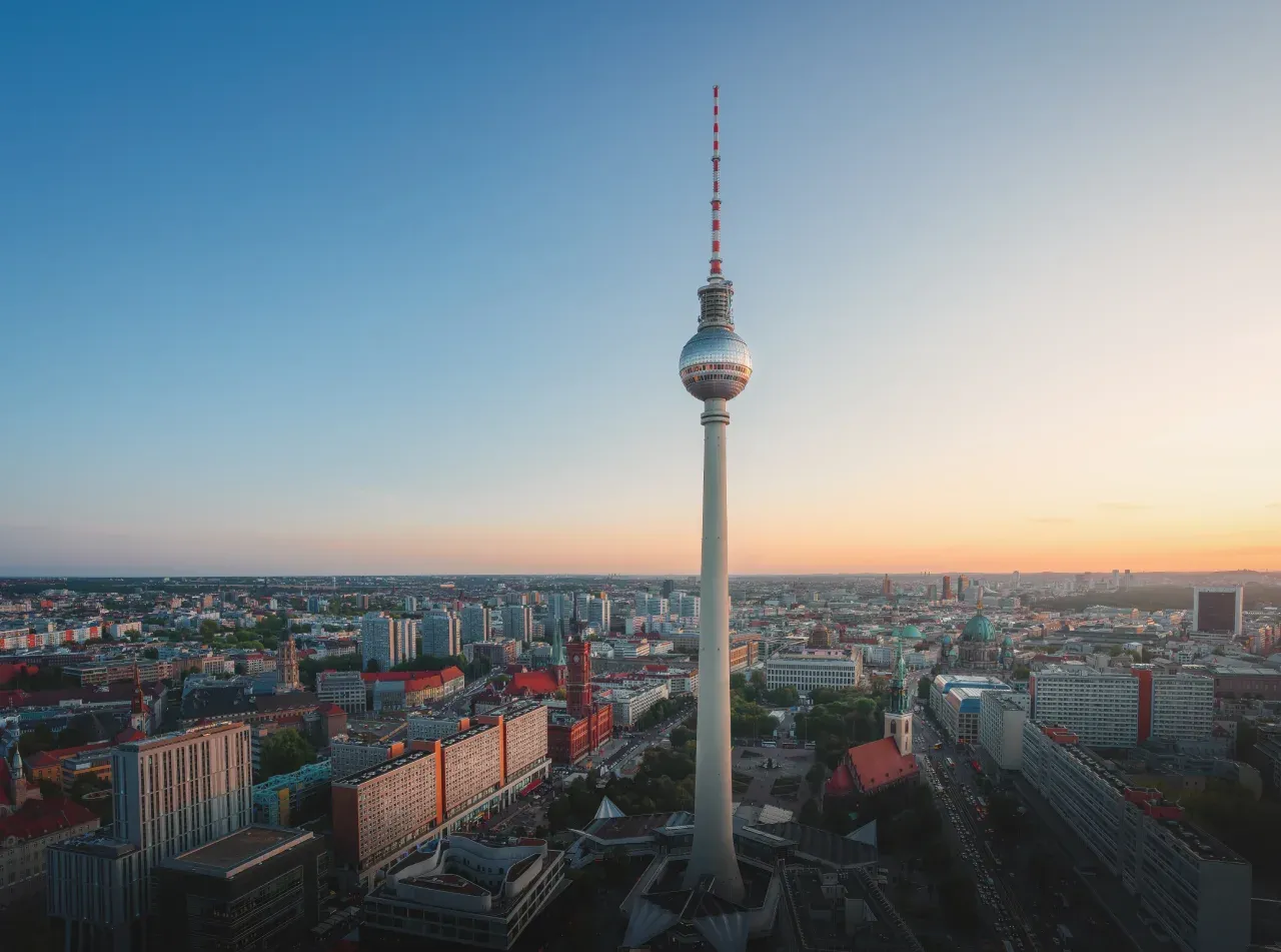 Tv Tower at Sunset