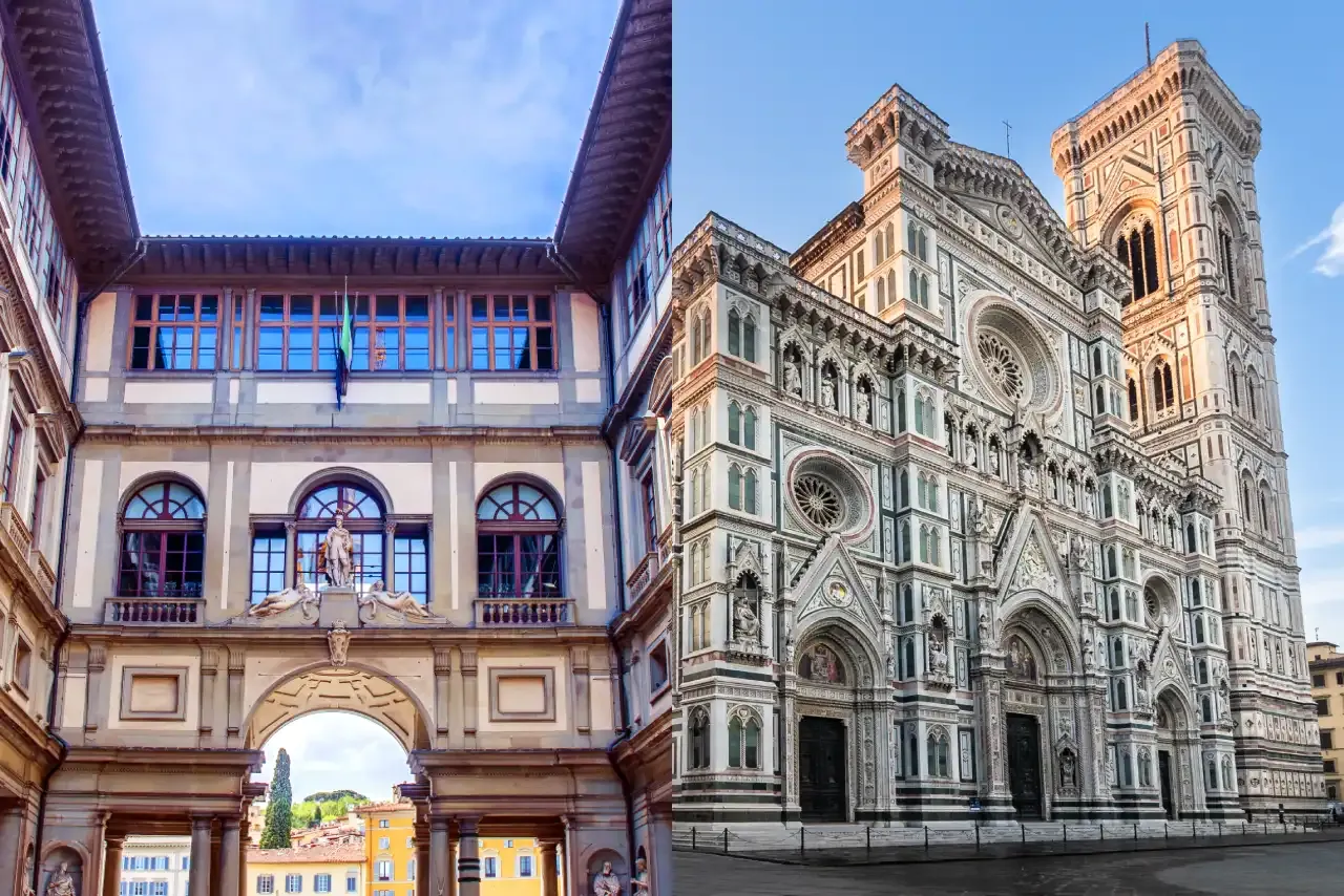 Uffizi Gallery and Duomo of Florence