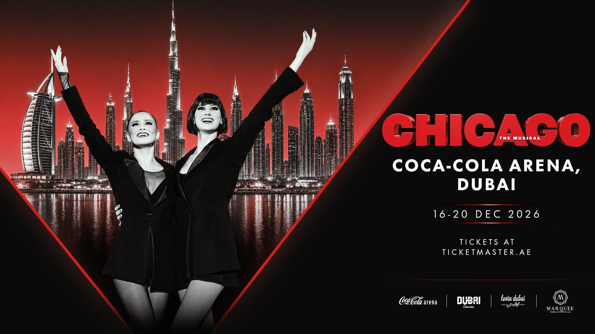 Chicago the Musical at Coca-Cola Arena, Dubai