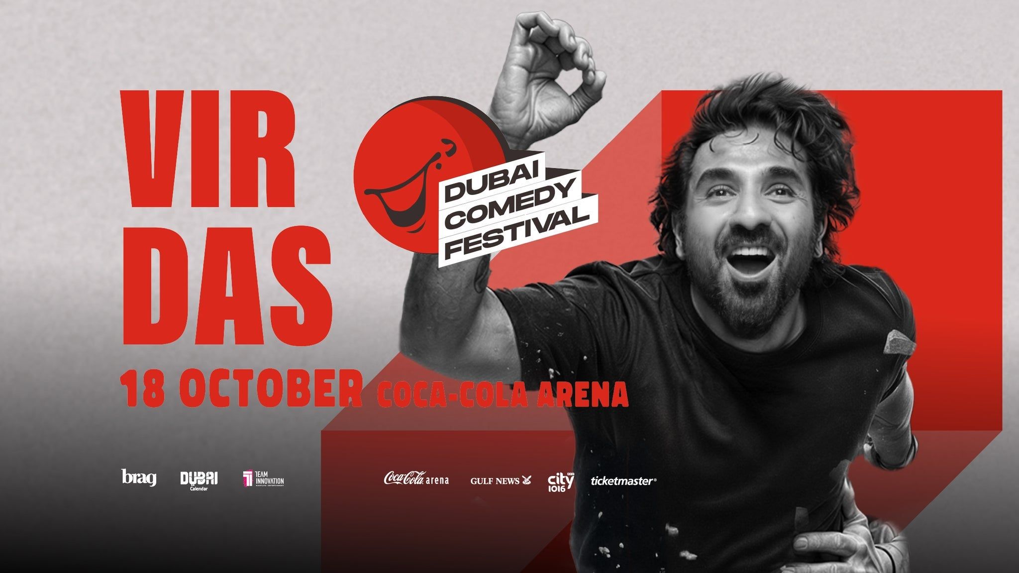 Vir Das at the Dubai Comedy Festival, Coca-Cola Arena