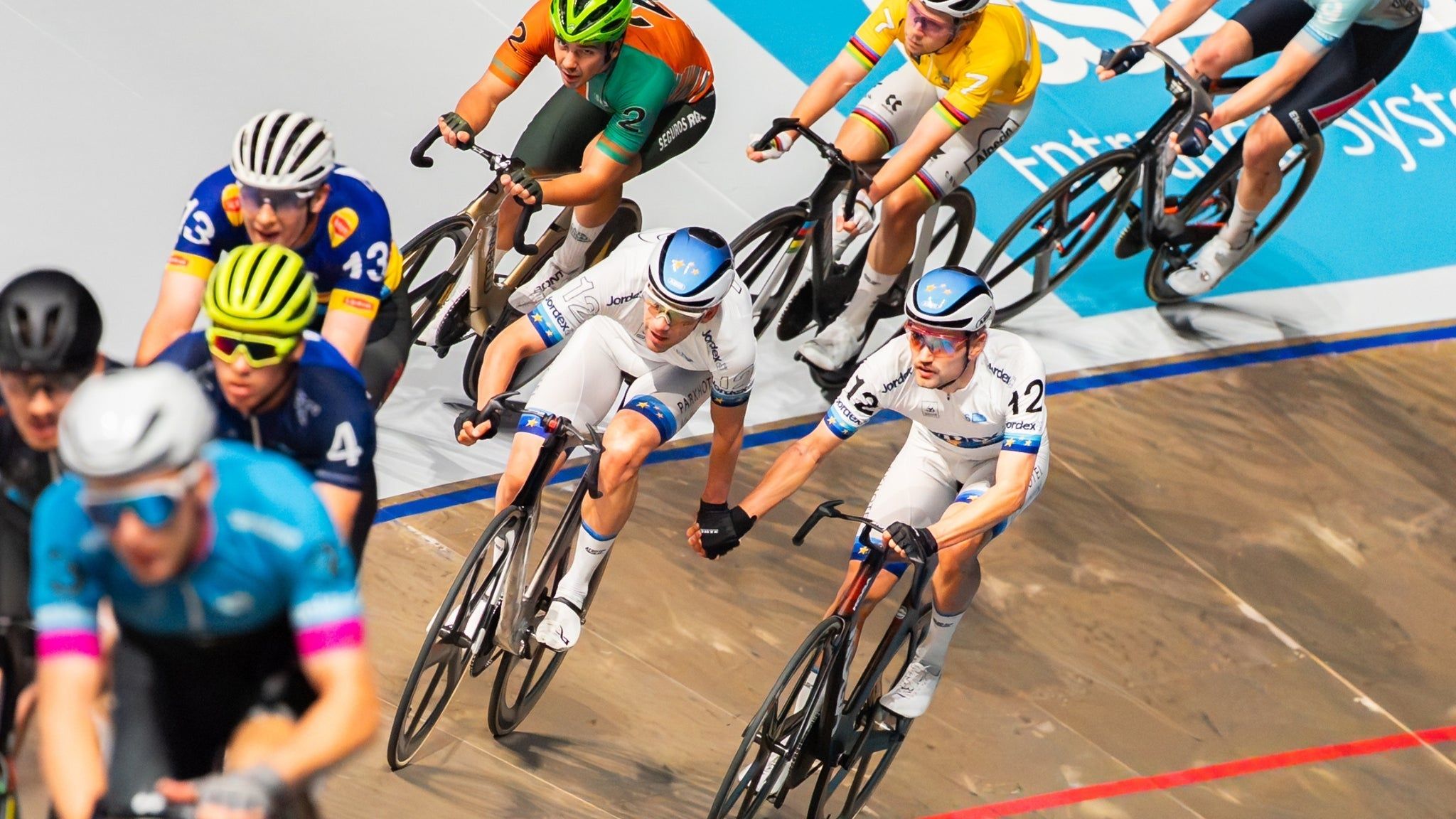 Track cycling at the WielerZesdaagse Rotterdam in Rotterdam Ahoy